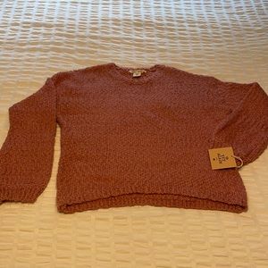 NWT soft pink sweater